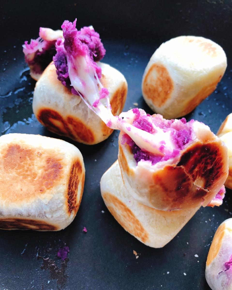 【爆浆紫薯仙豆糕】