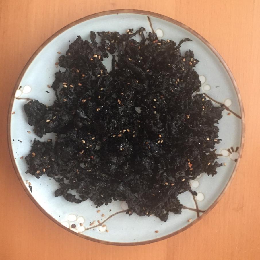 香油芝麻炒紫菜