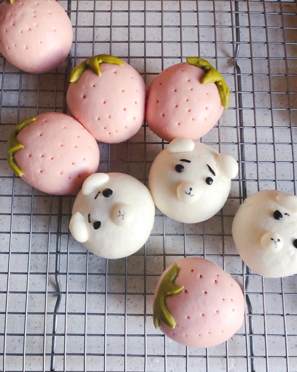 小朋友无法抗拒的卡通挤挤小馒头