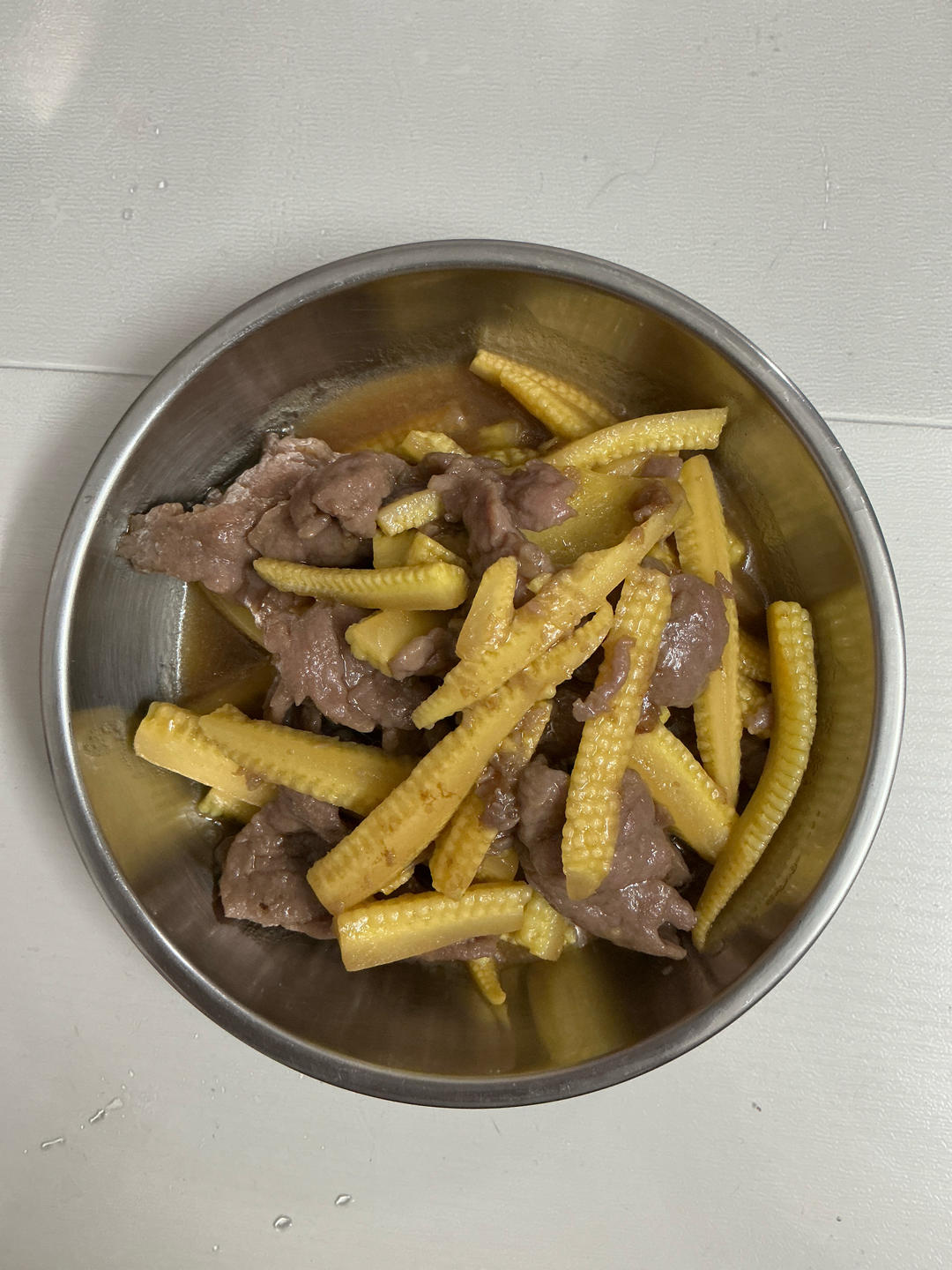 玉米笋炒肉（家庭版）
