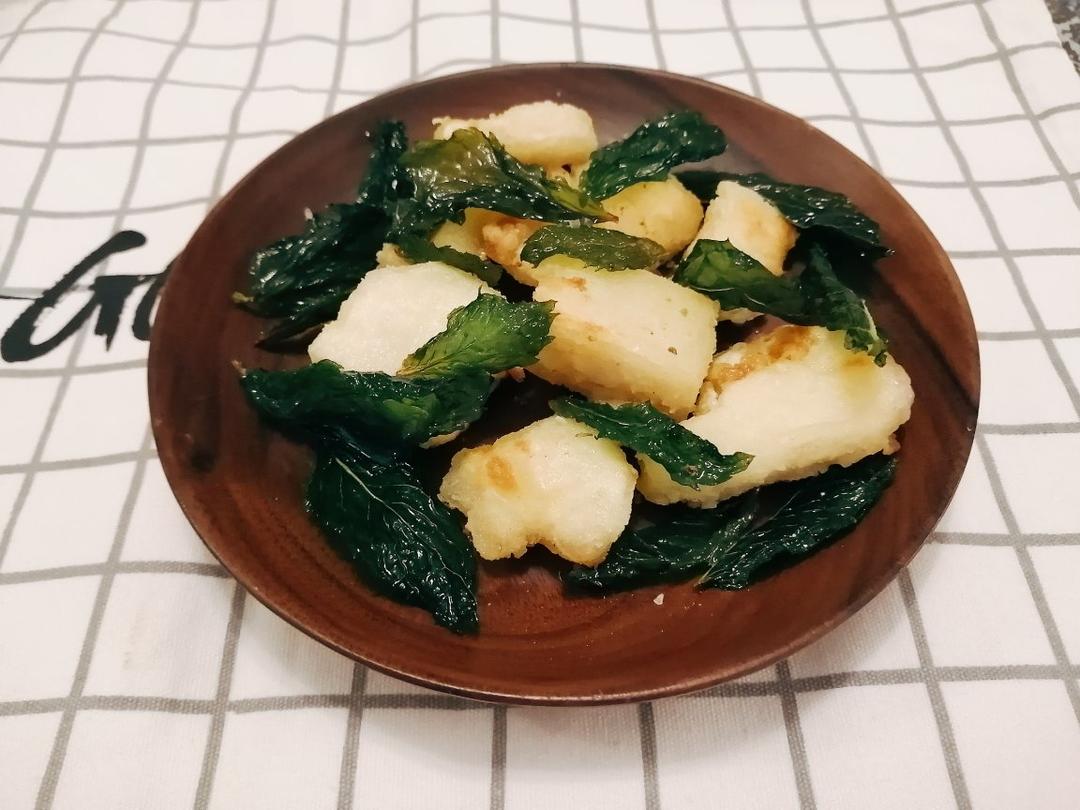炸薄荷嫩豆腐