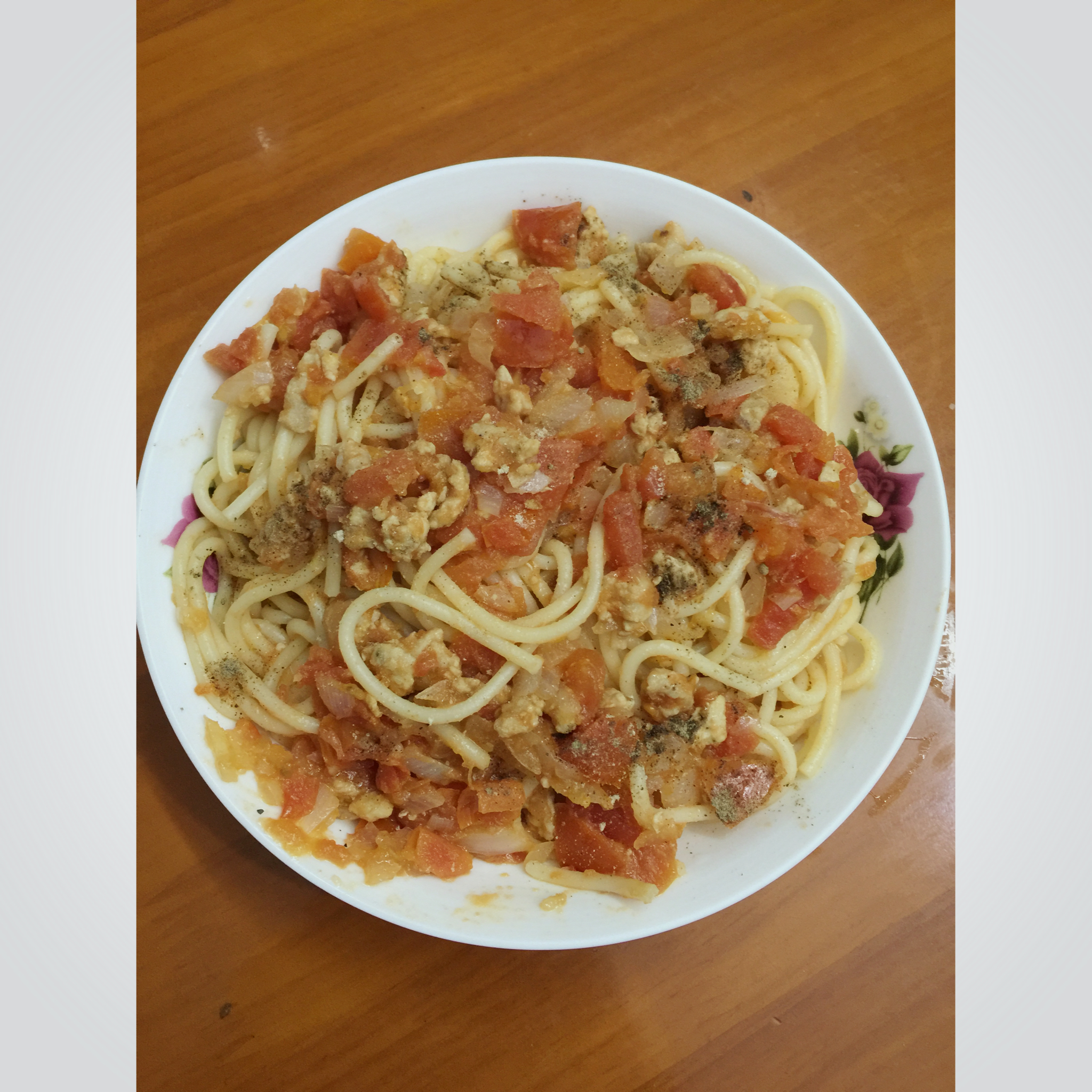 番茄肉酱意大利面