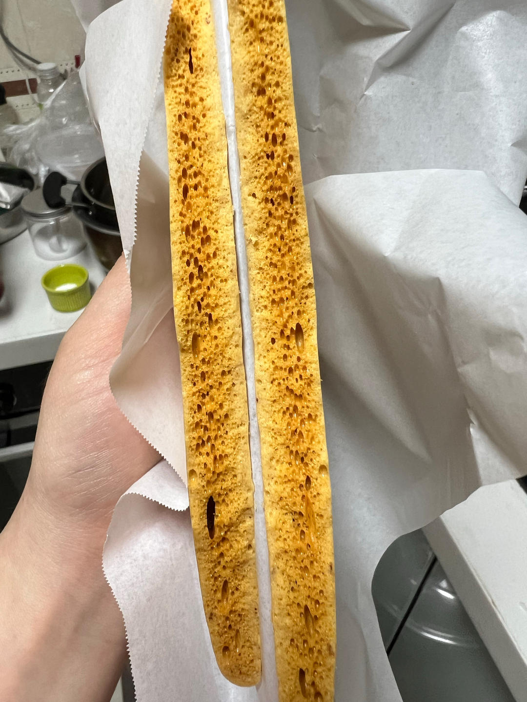 简单传统蜂窝糖童年记忆膨糖