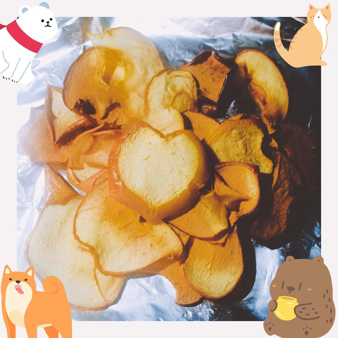 苹果的另一种吃法——烤苹果片