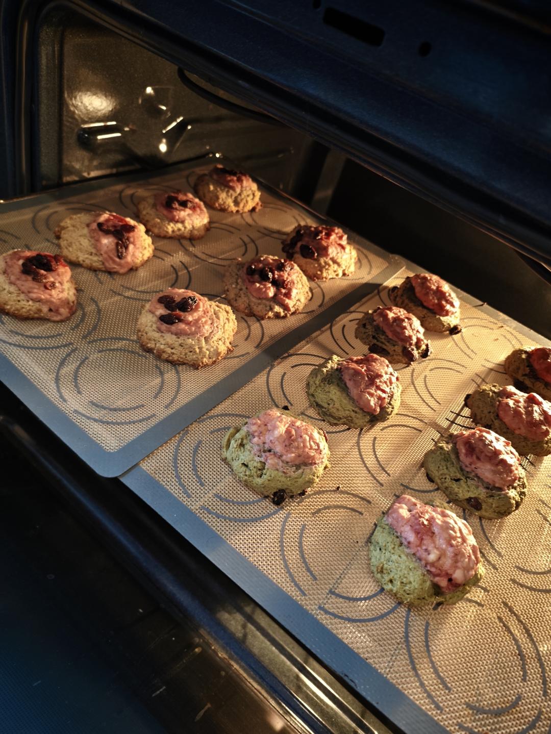 真滴有手就会❗️求求姐妹们一定试试这个抹茶乳酪司康（快速消耗奶油奶酪）