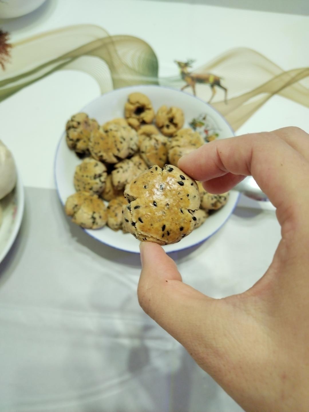无需打发❗️小时候的味道❗️黑芝麻椒盐酥❗️