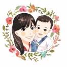爱发呆的小妮