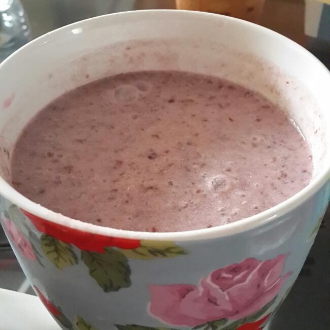 树莓藜麦思慕雪quinoa smoothie的做法