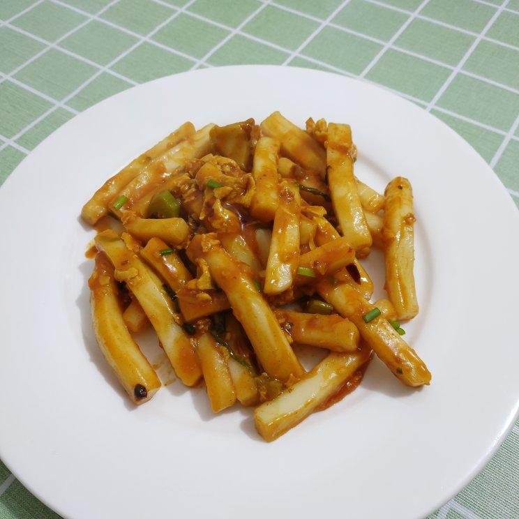 我家最爱的辣炒年糕做法