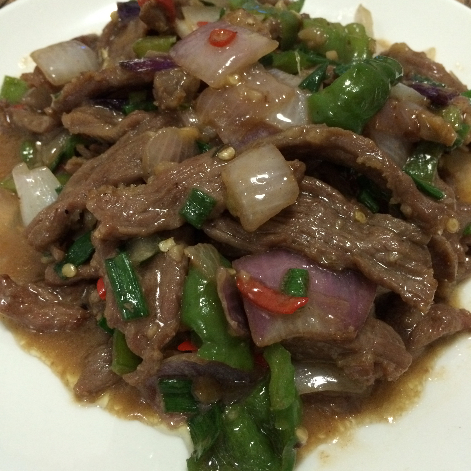 洋葱炒牛肉