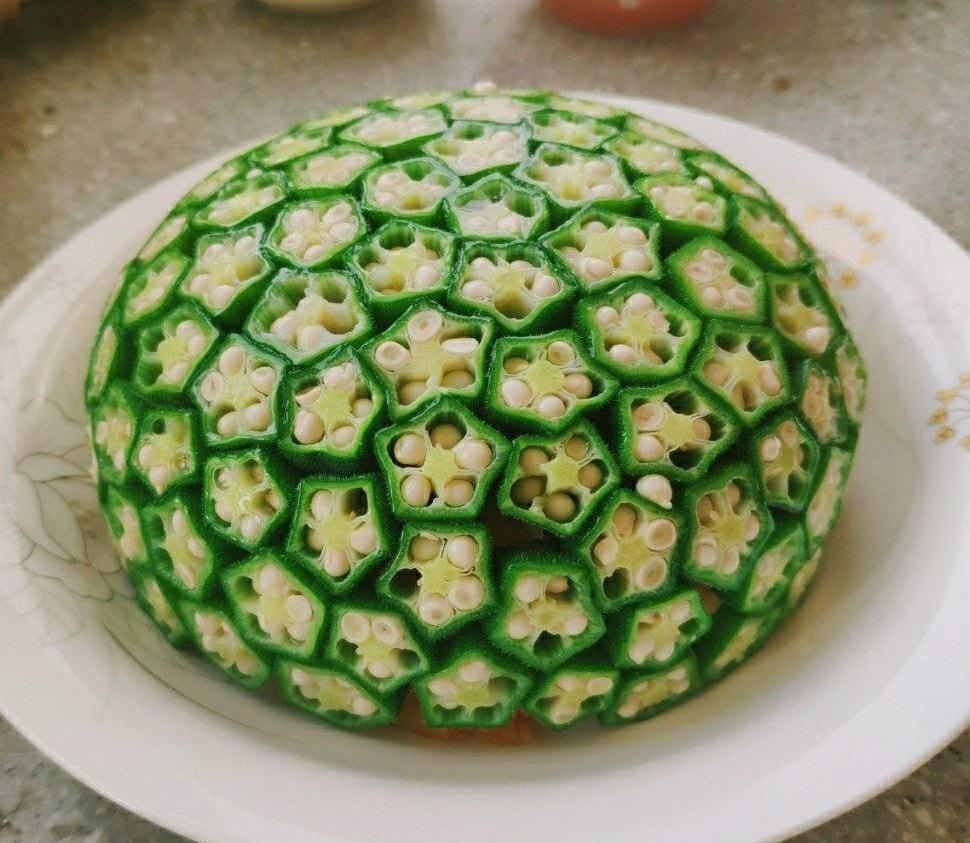 美的秋葵土豆泥