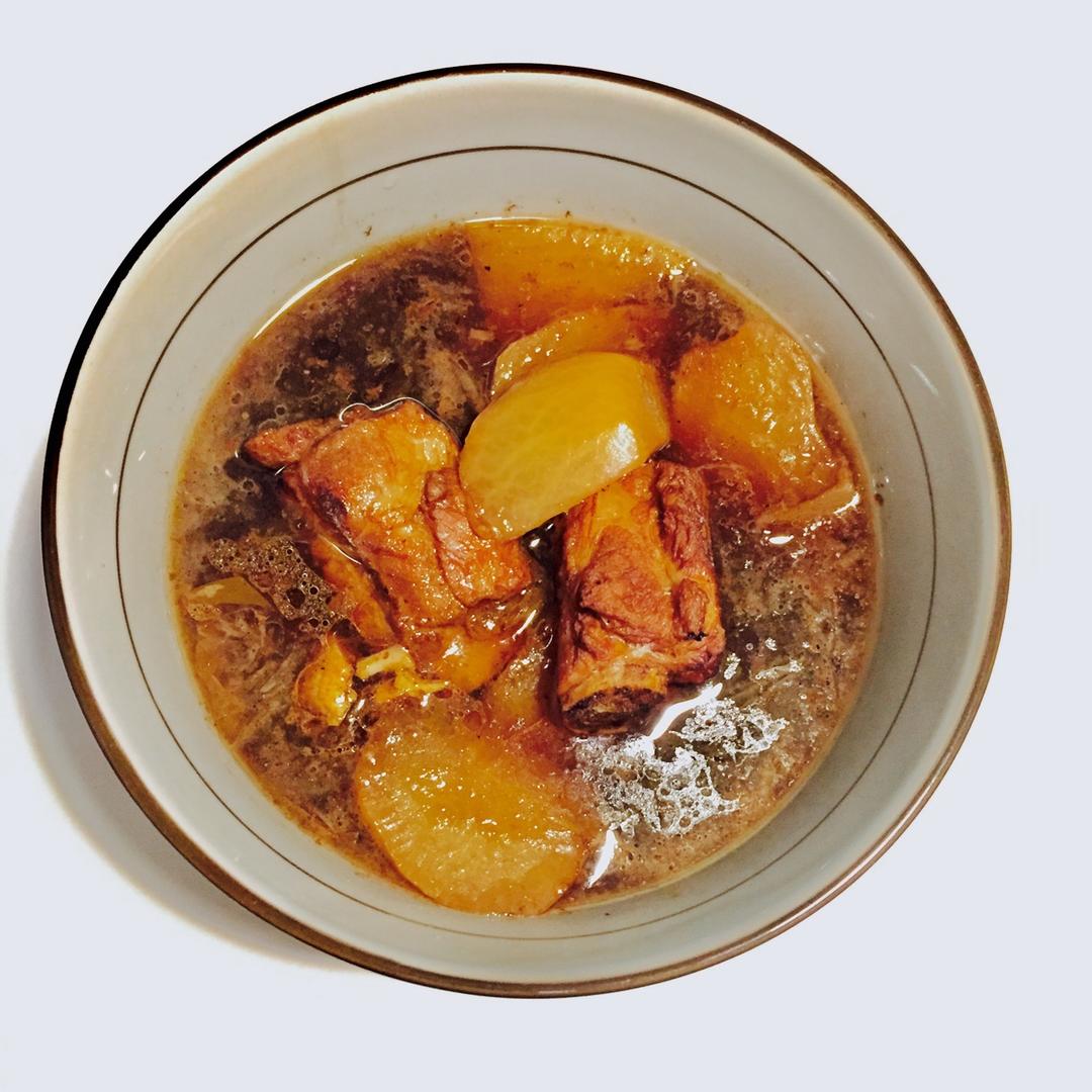 萝卜红烧排骨