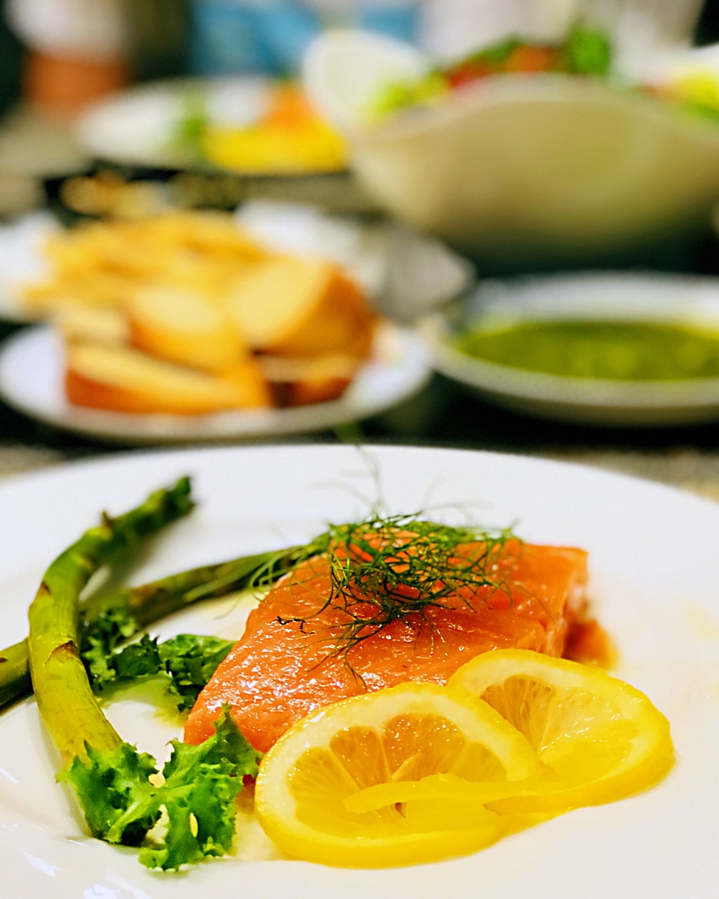 Confit salmon法式油封三文鱼（纪念日之主菜）