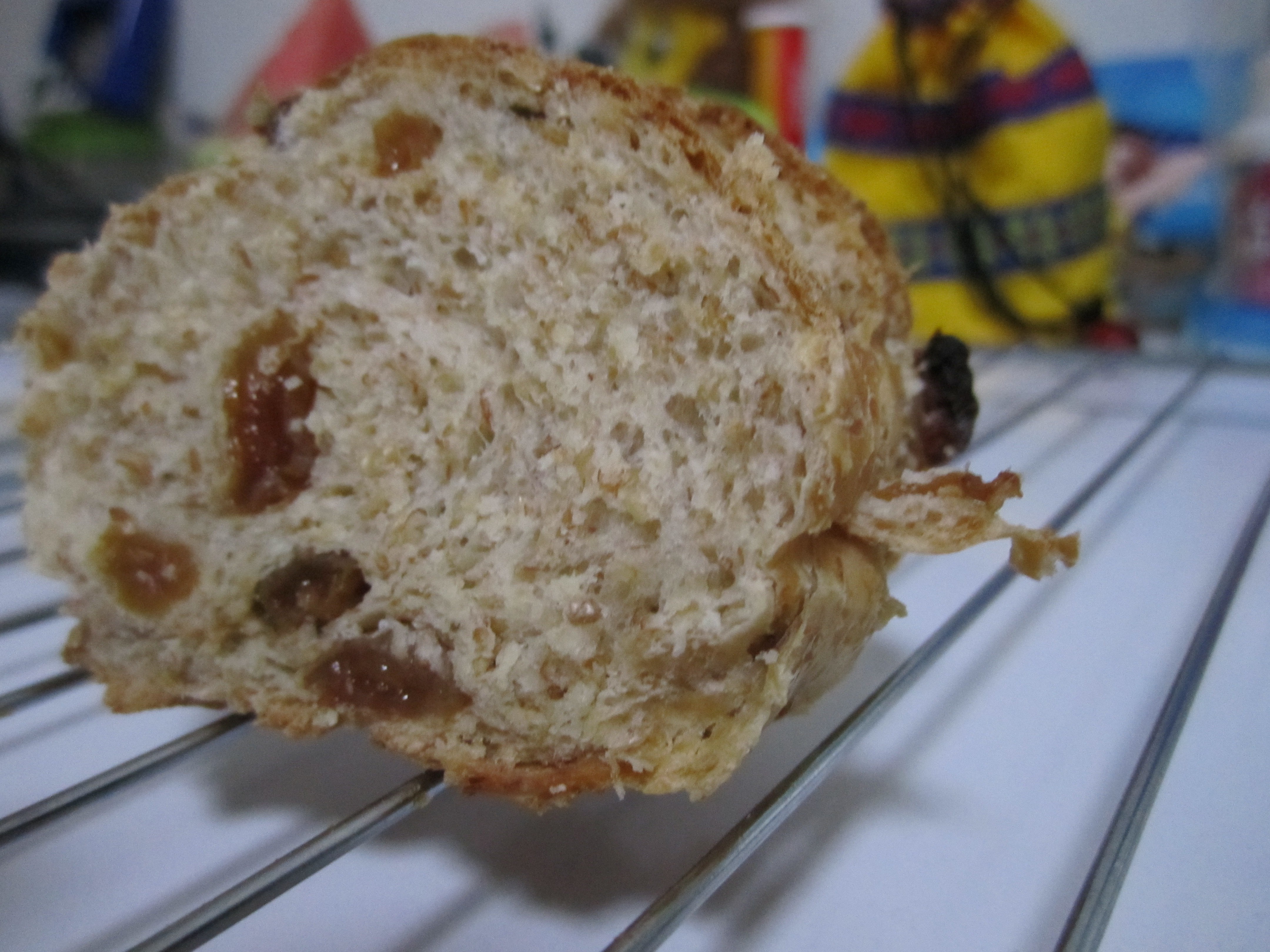 全麦葡萄干面包