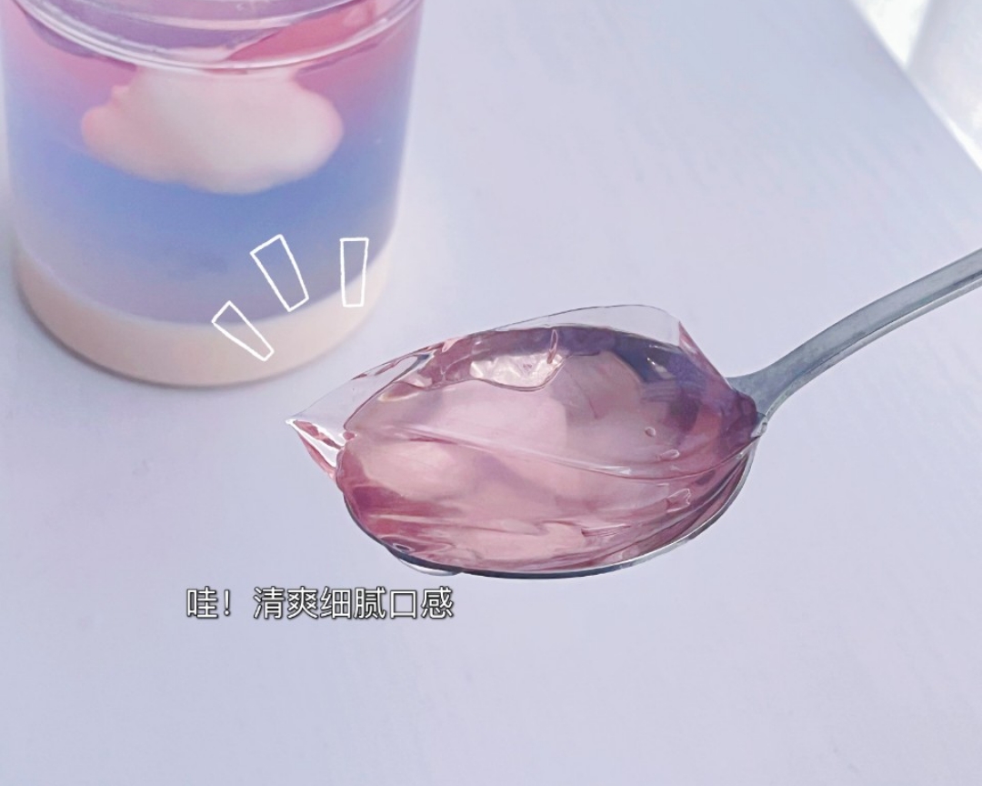夕阳•蜜桃🍑乌龙茶冻的做法 步骤7