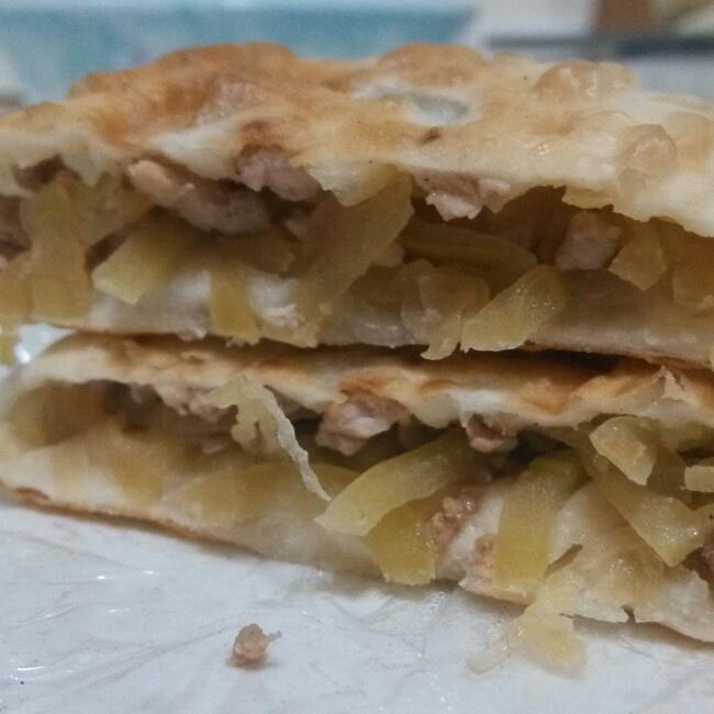 酱肉西瓜皮馅饼的做法