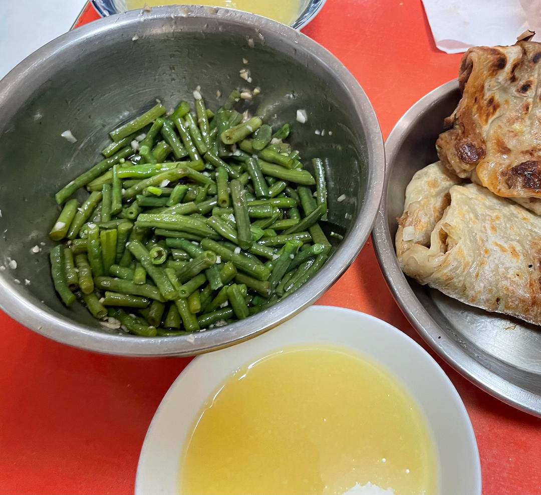 健康少油蒜泥拌长豆（豇豆）