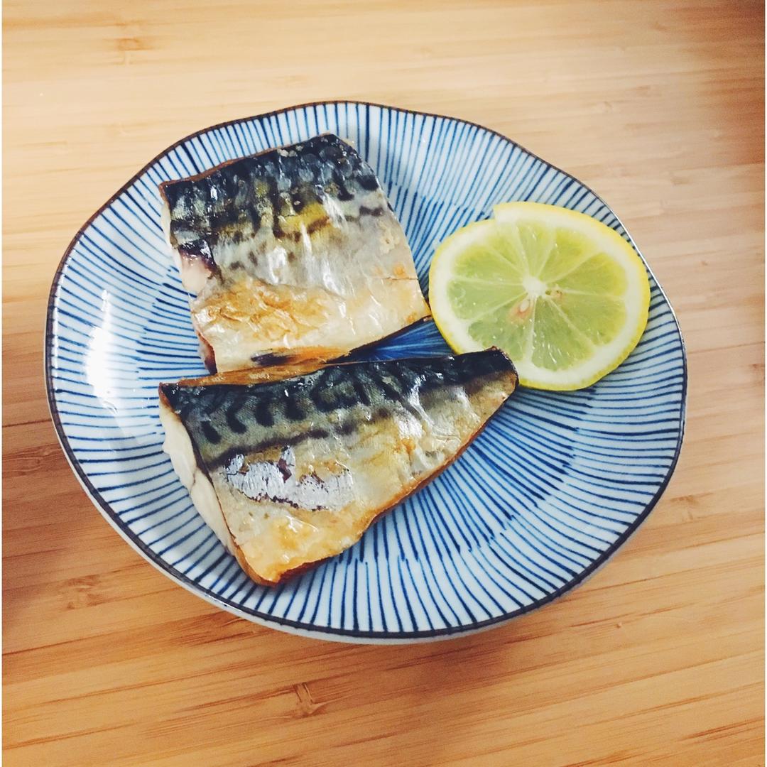 od要燃起来做的日式盐烤青花鱼