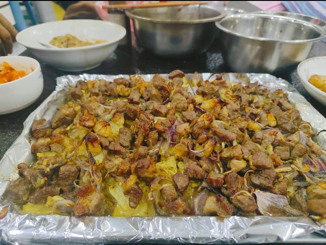 正宗烤羊肉、烧烤美食（烤箱版）