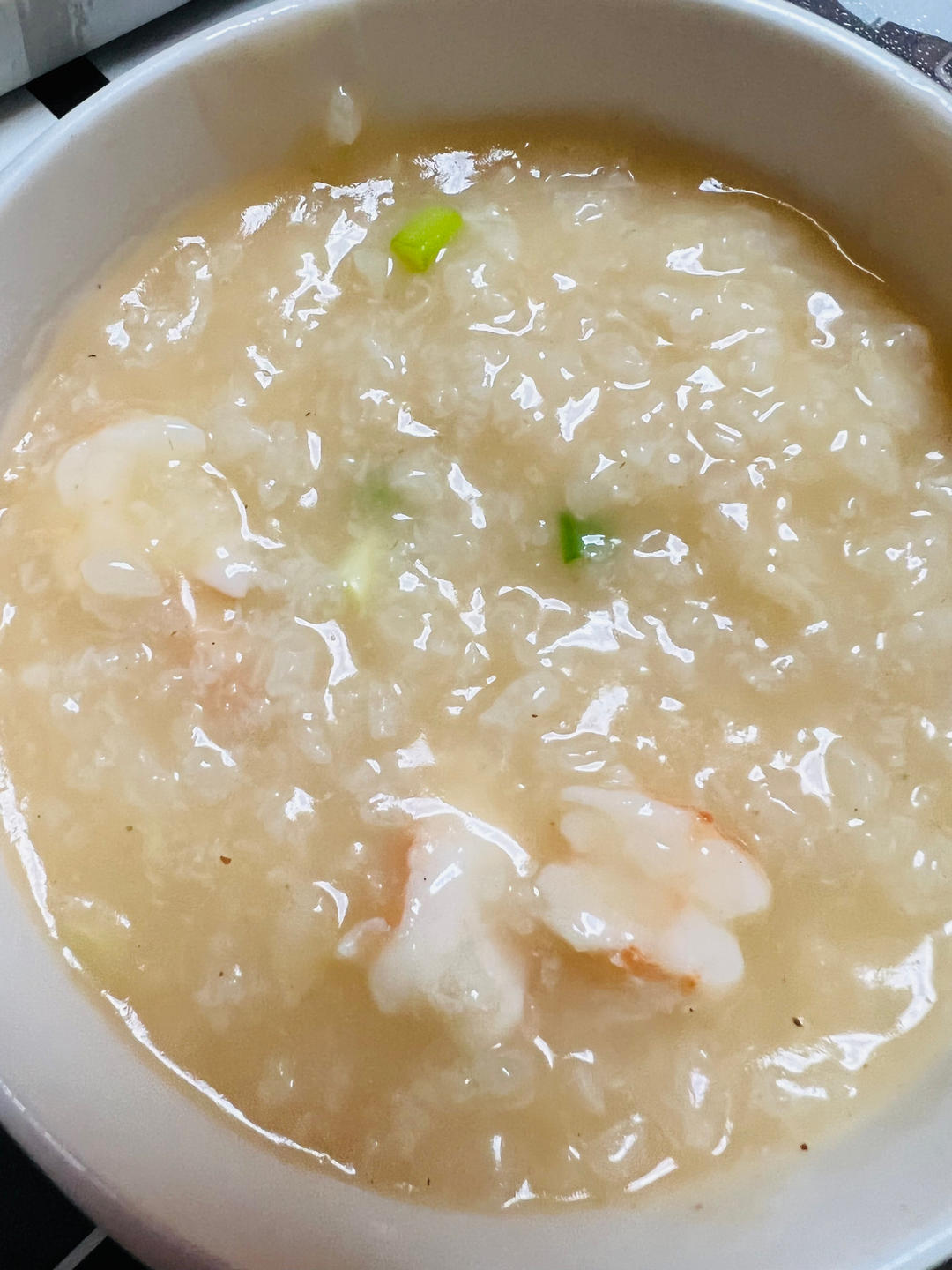 香喷喷的虾头粥