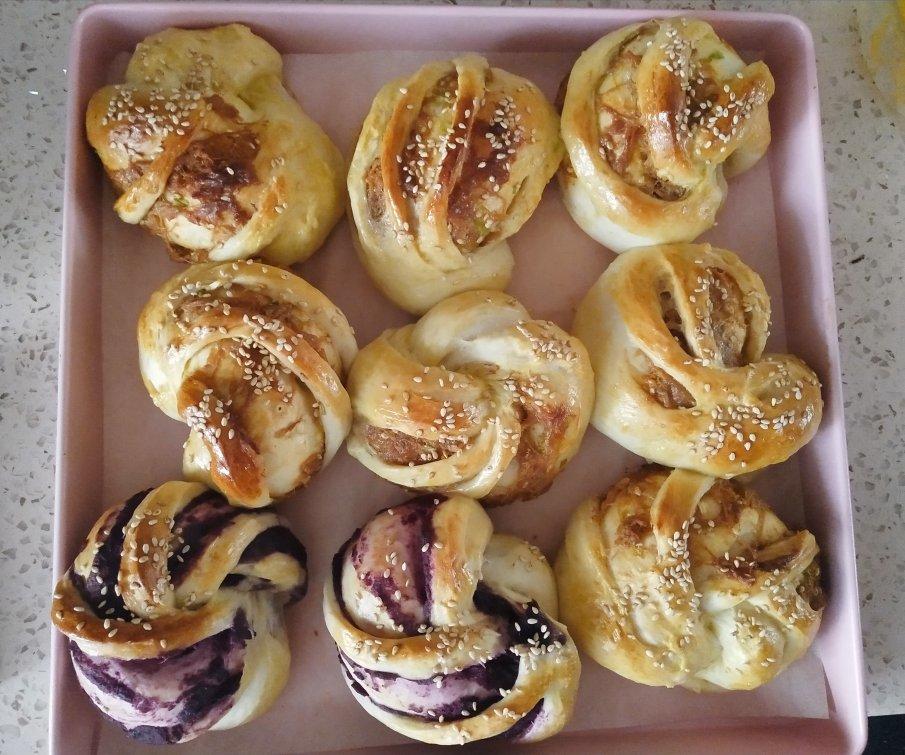 肉松沙拉酱面包（65度汤种）