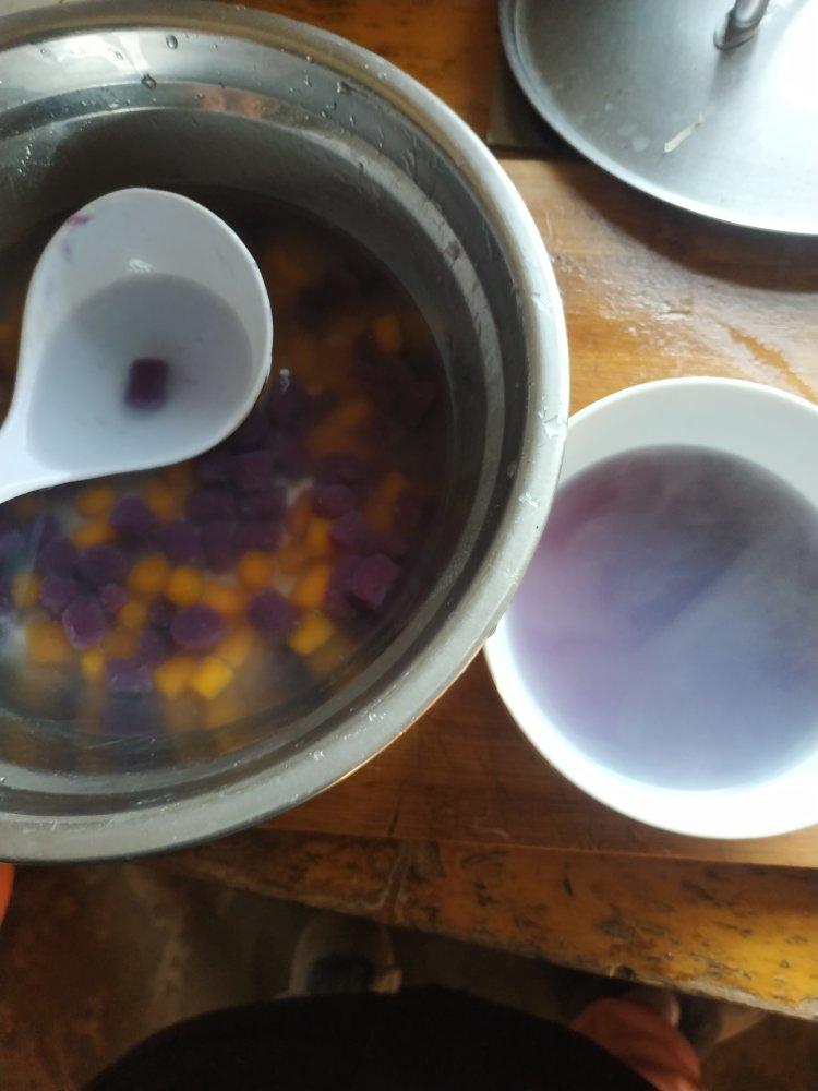 芋圆珍珠：南瓜和紫薯