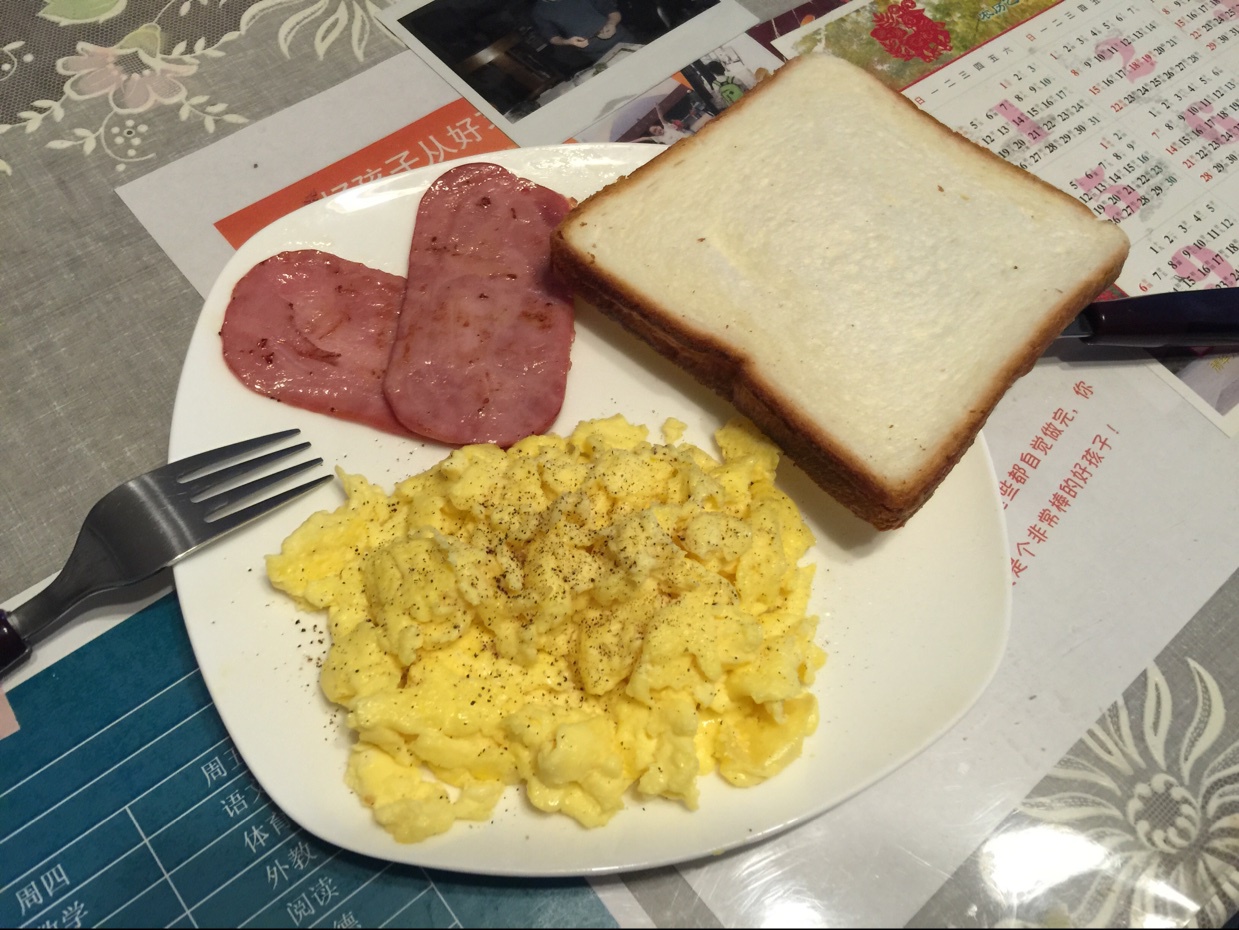 美式炒蛋 scrambled eggs