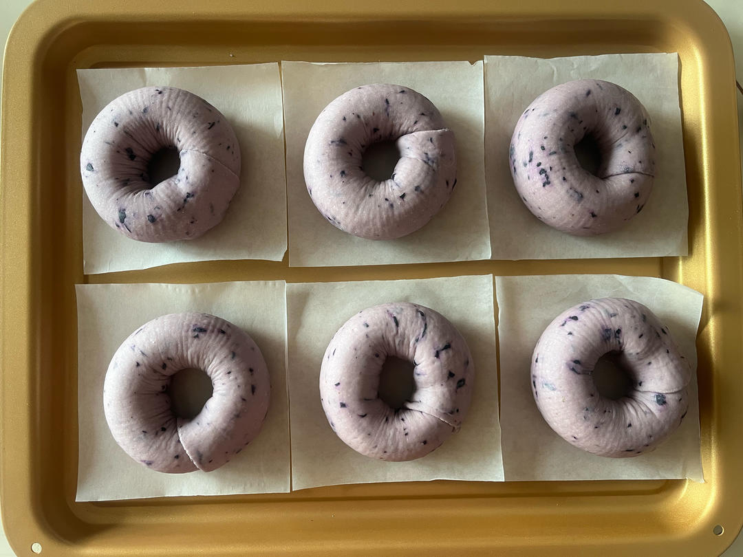 蓝莓🫐乳酪贝果🥯/步骤详细/简单好做