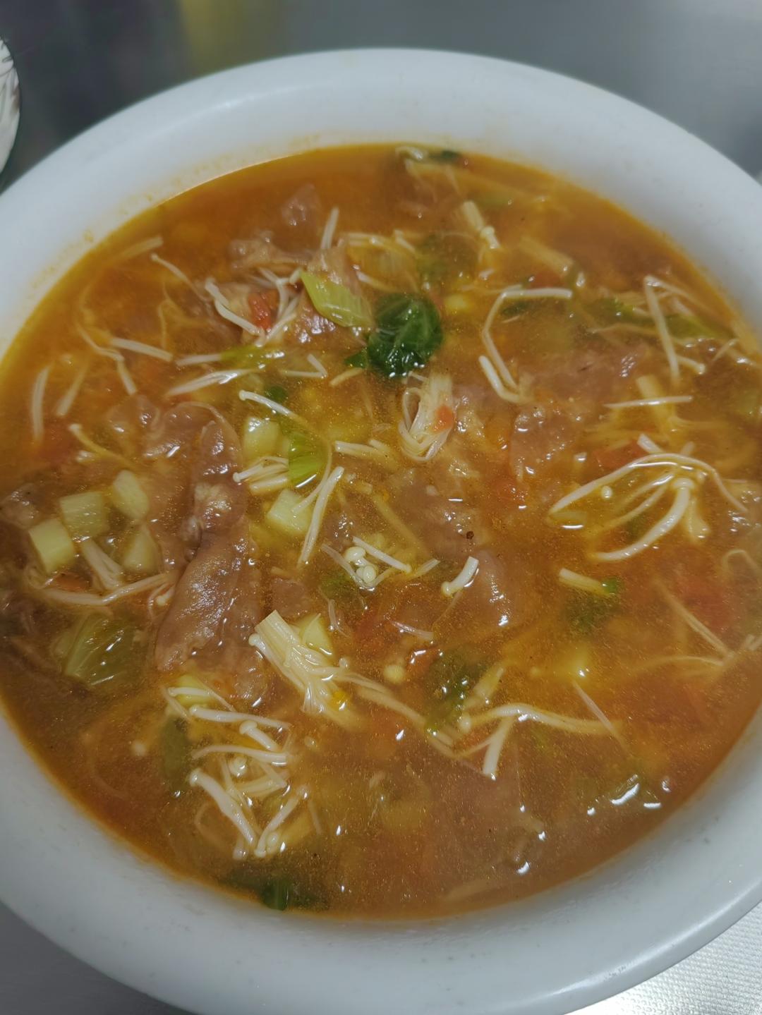 无敌下饭的番茄金针菇肥牛‼️做法简单0失败