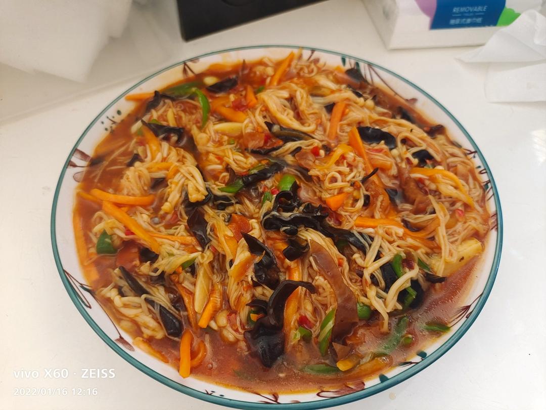 鱼香金针菇