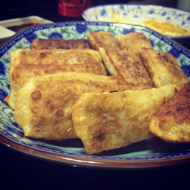 猪肉大葱锅贴