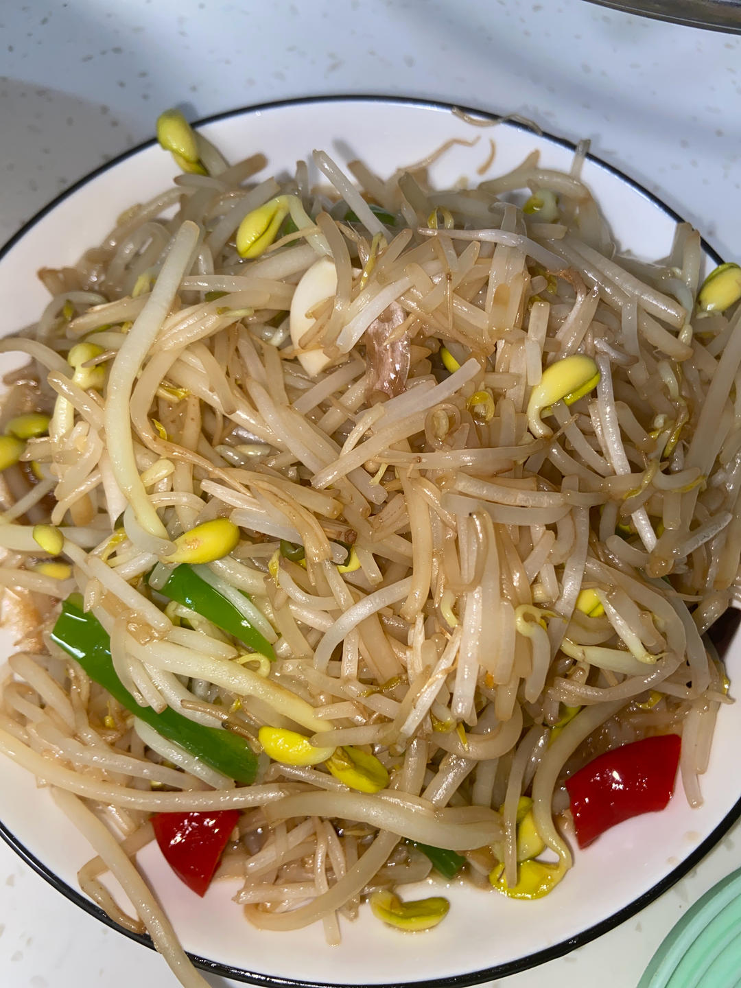 家常炒豆芽