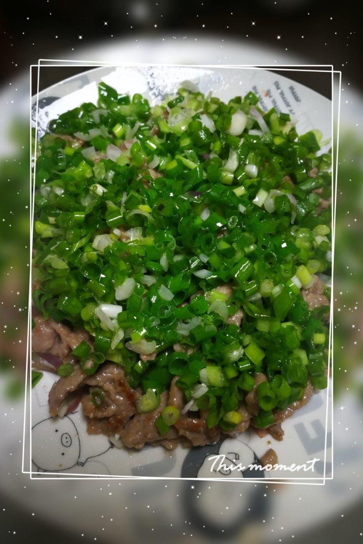 葱香牛肉