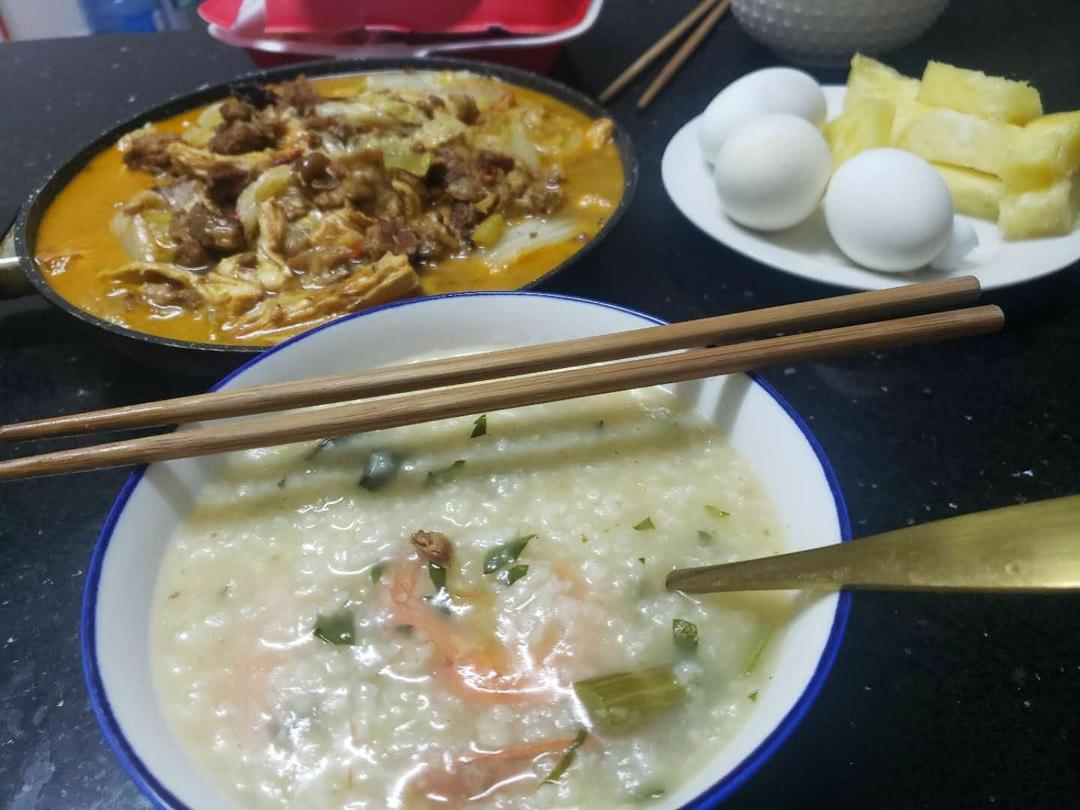 海鲜粥（超简单）