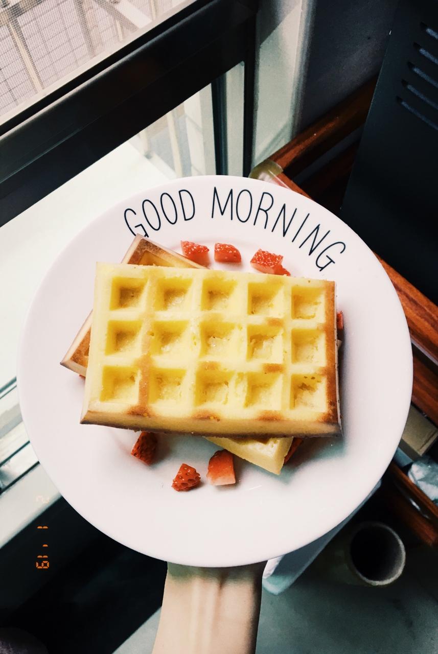 奶香糯米华夫「附面糊不粘锅小贴士」