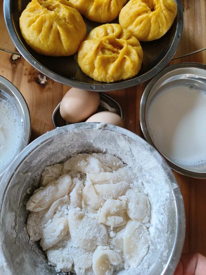 糯叽叽‼️零失败、搅一搅就能做｜南瓜麻薯