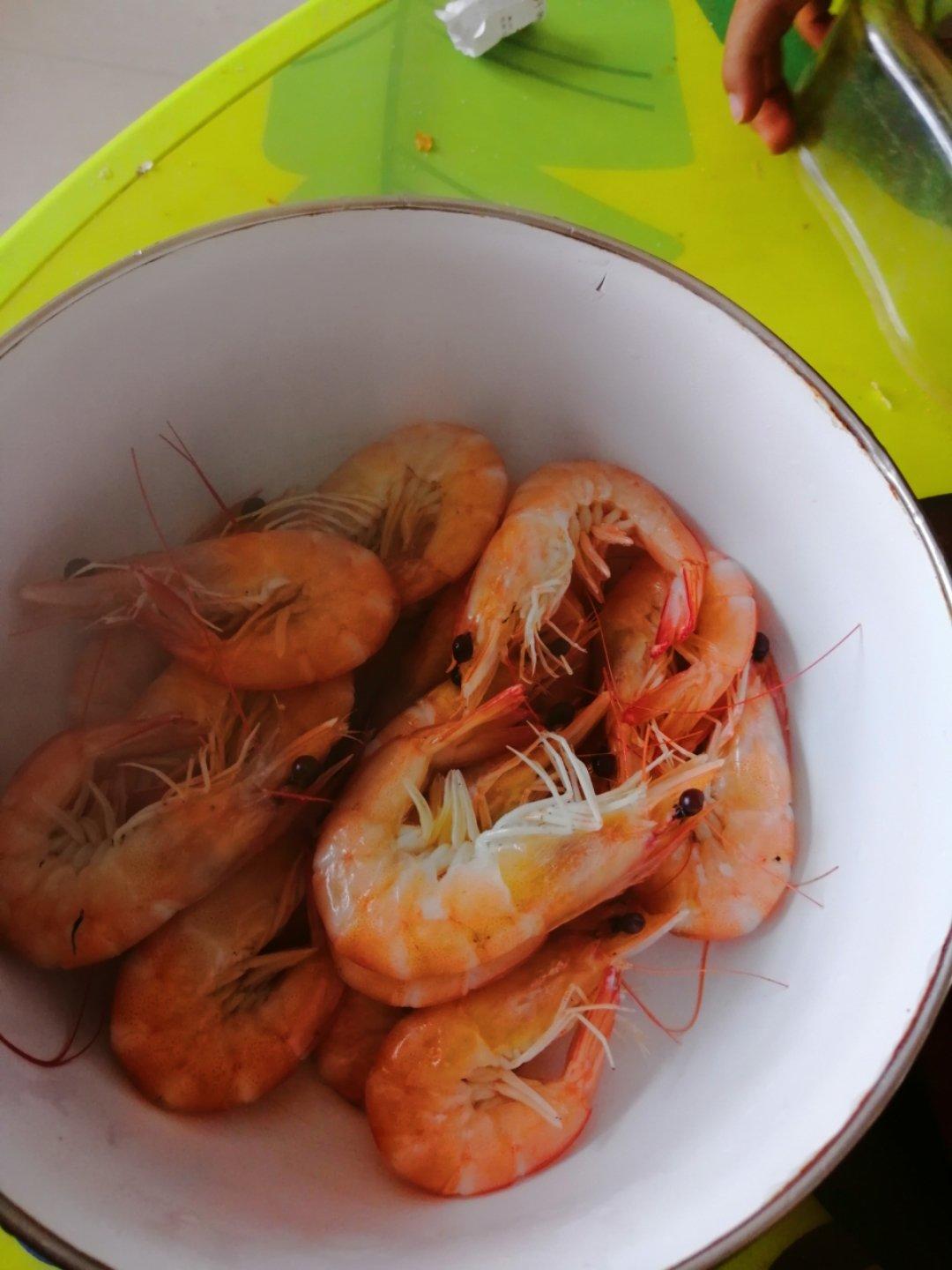 水煮大虾