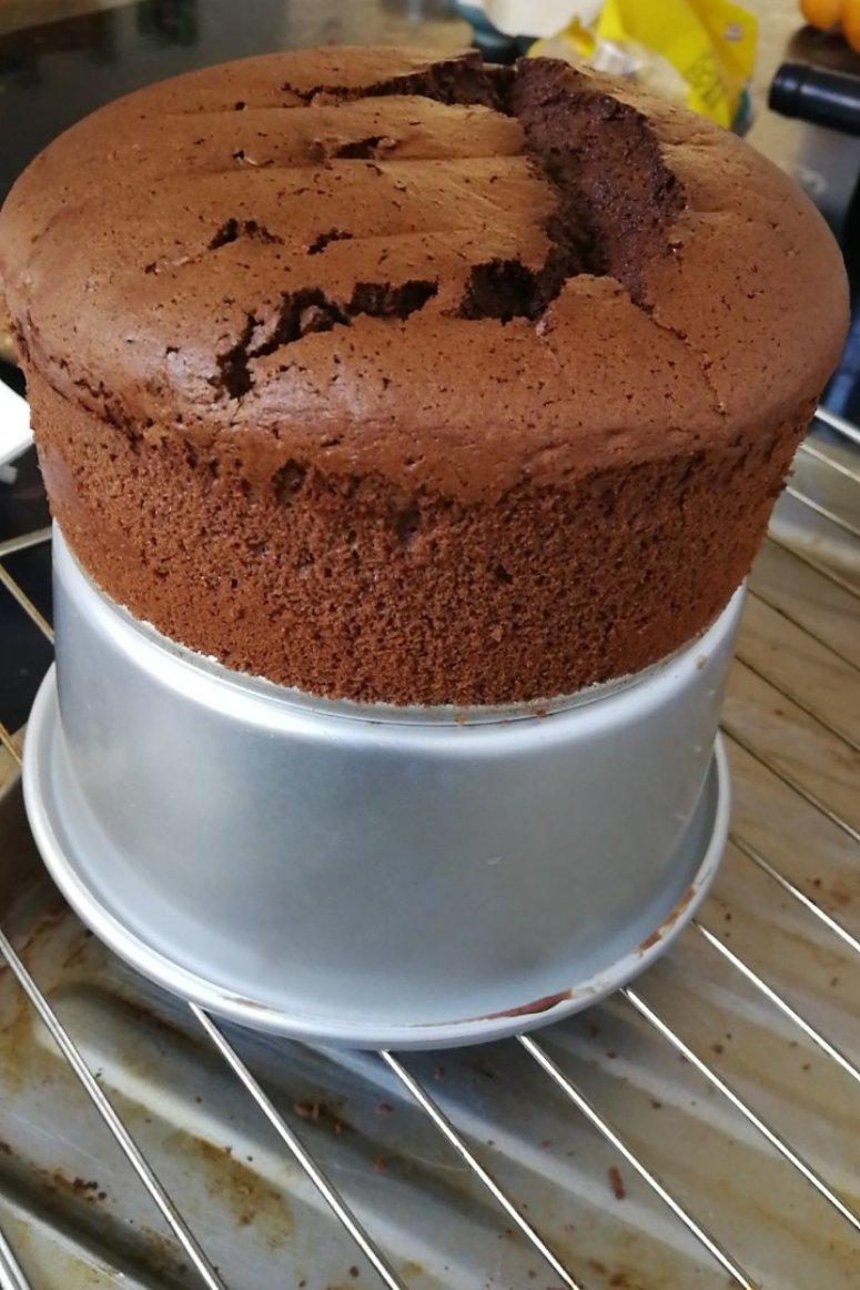 巧克力戚风蛋糕（不消泡版）第16步骤补充了换算方法