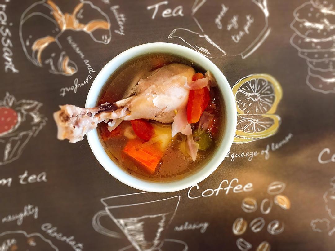 全蔬鸡腿汤-低脂饱腹汤