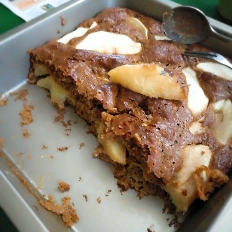 无油红糖苹果蛋糕丨健康·烘焙