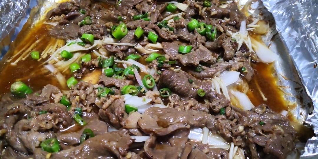 烤箱做嫩牛肉--锡纸牛肉