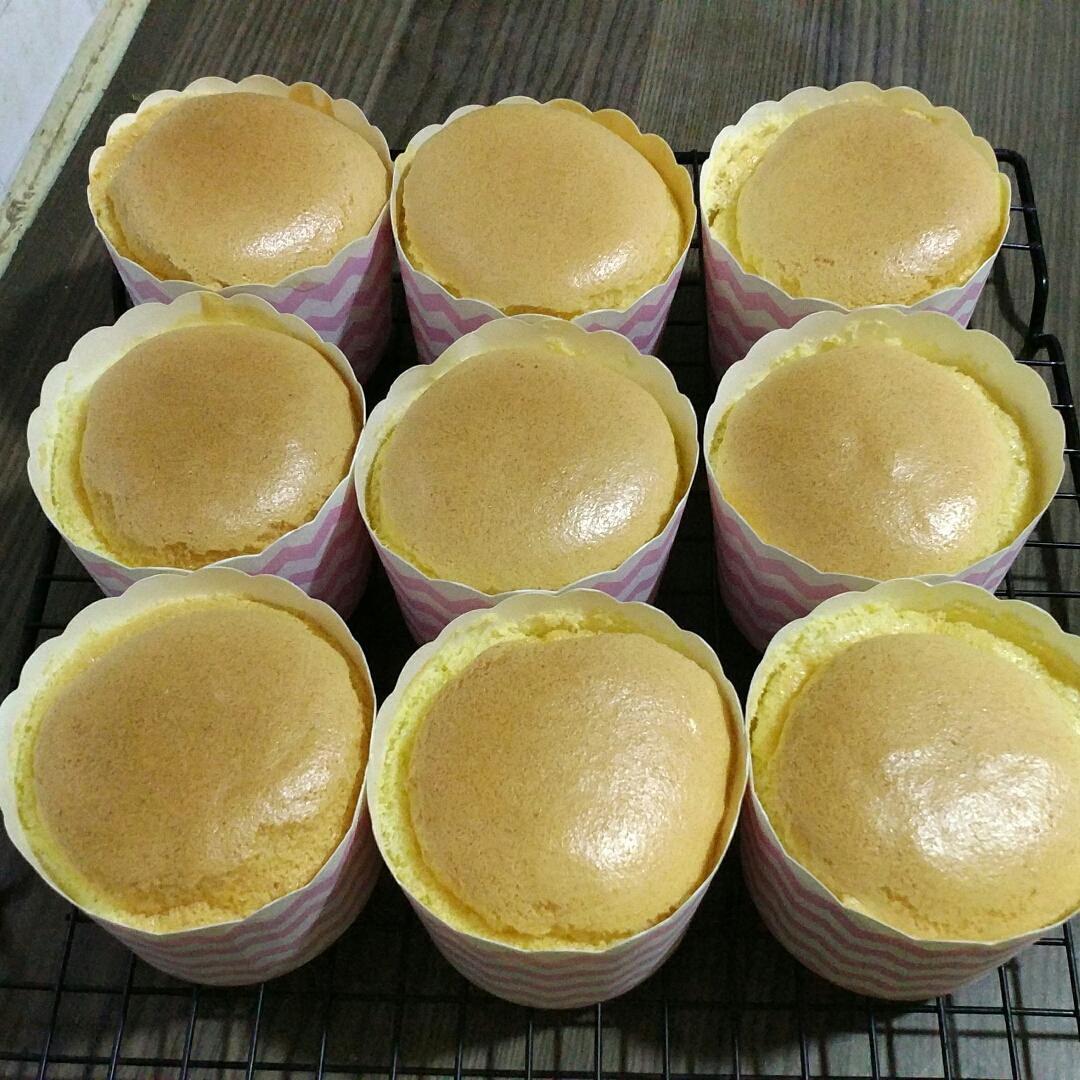 不塌不皱的光滑圆润版纸杯戚风（内含减糖版宝宝可吃）