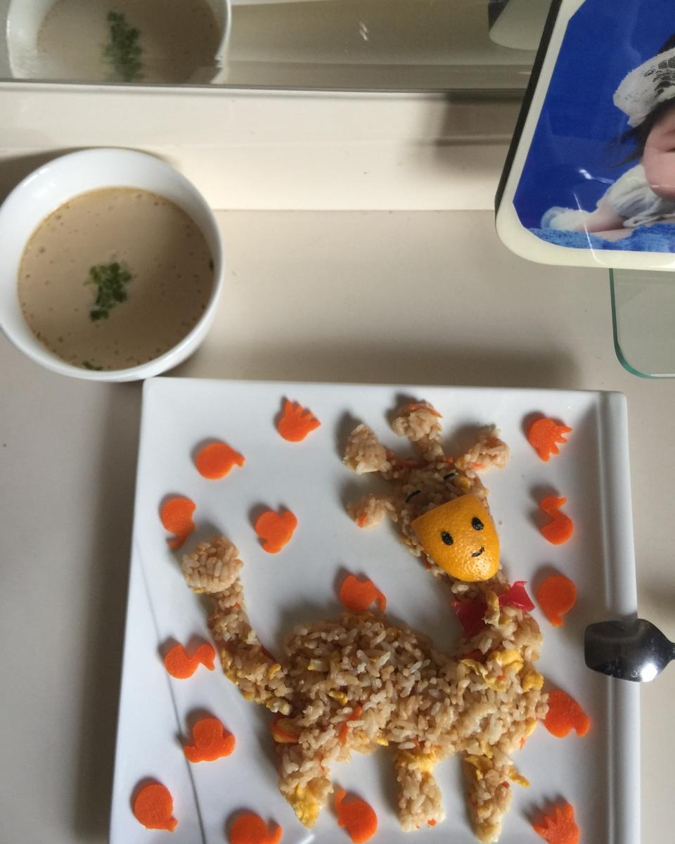 创意儿童餐之长颈鹿先生