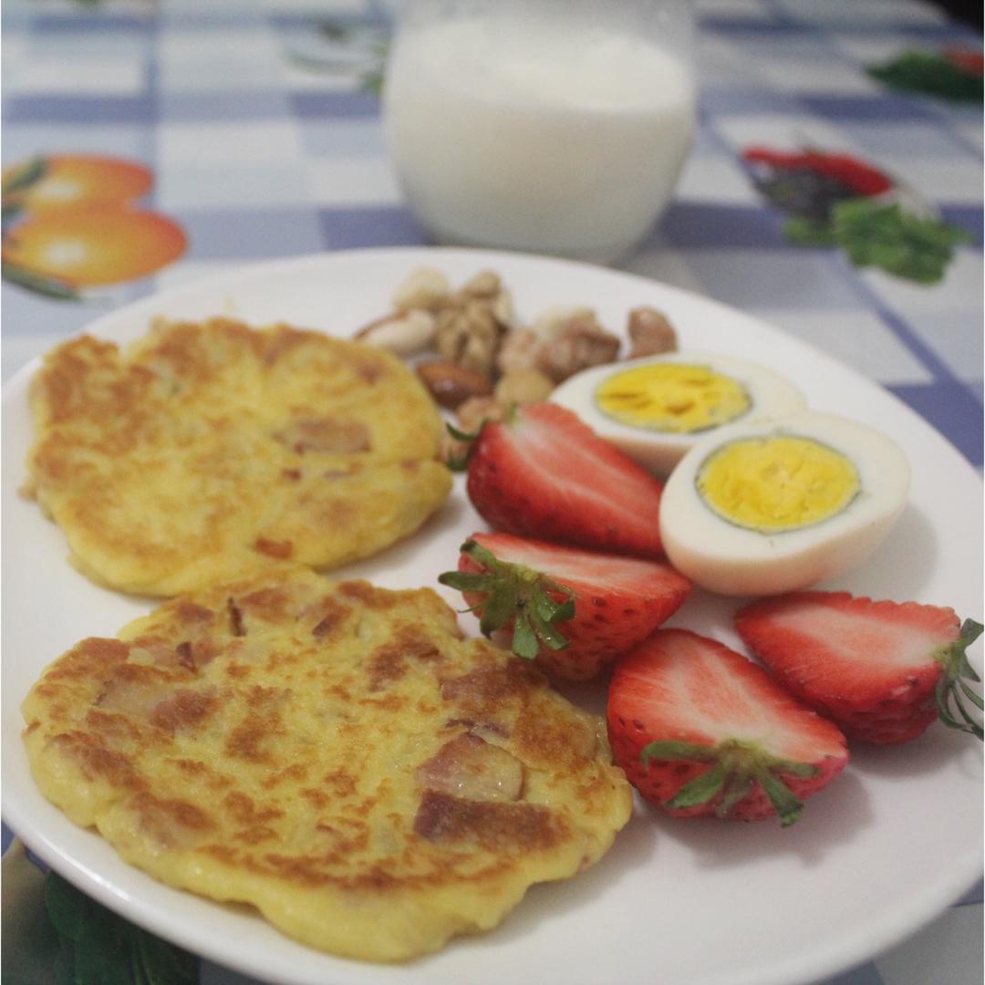 土豆火腿早餐饼