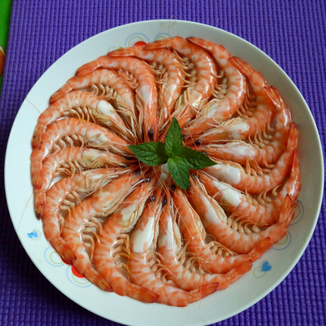 白灼鸡尾虾