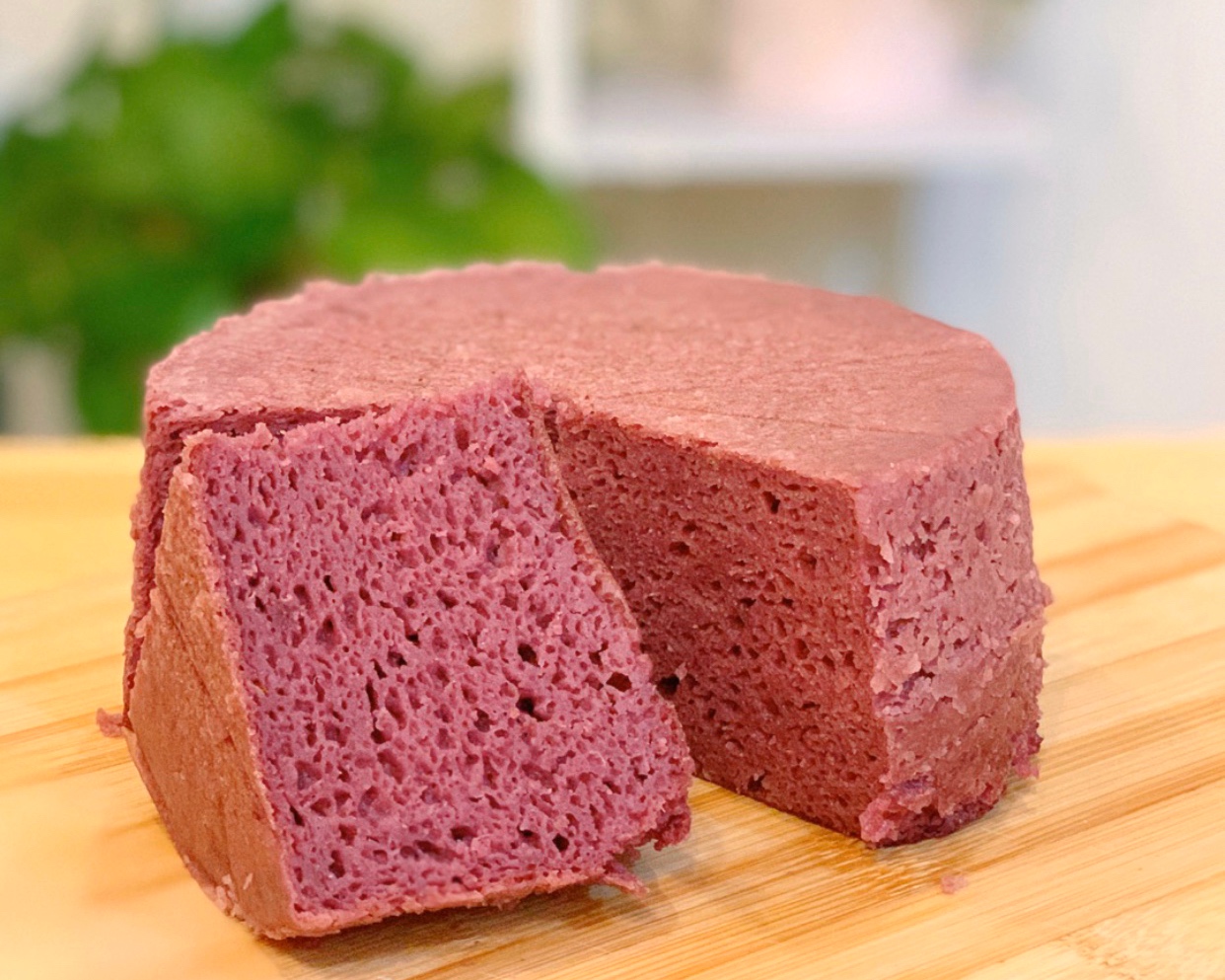 紫薯蒸糕-无麸质无蛋奶的做法