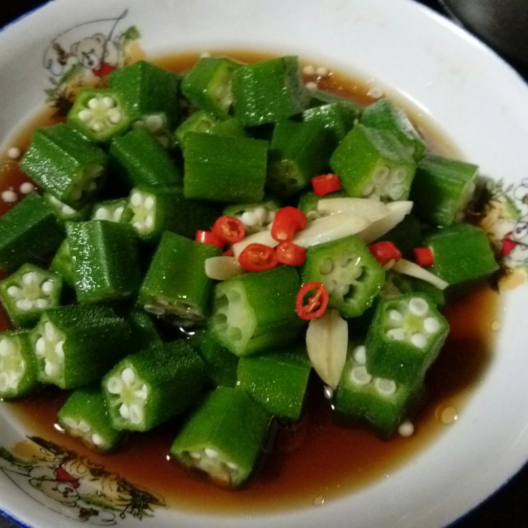 蒜蓉秋葵