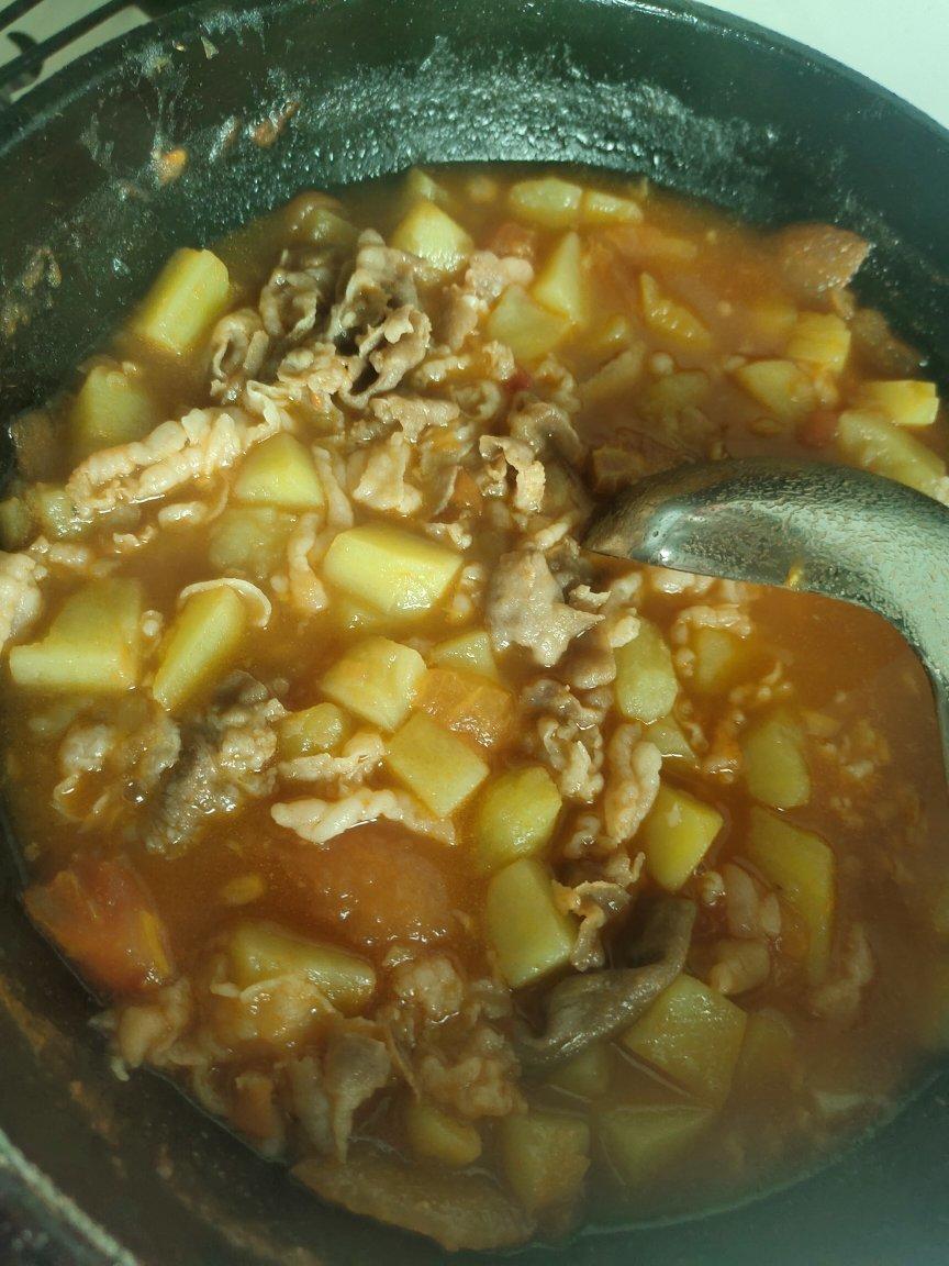 超开胃的番茄土豆肥牛汤‼️下米饭无敌了