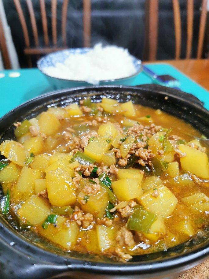 ㊙️香菇土豆肉沫拌饭❗️比外卖还好吃
