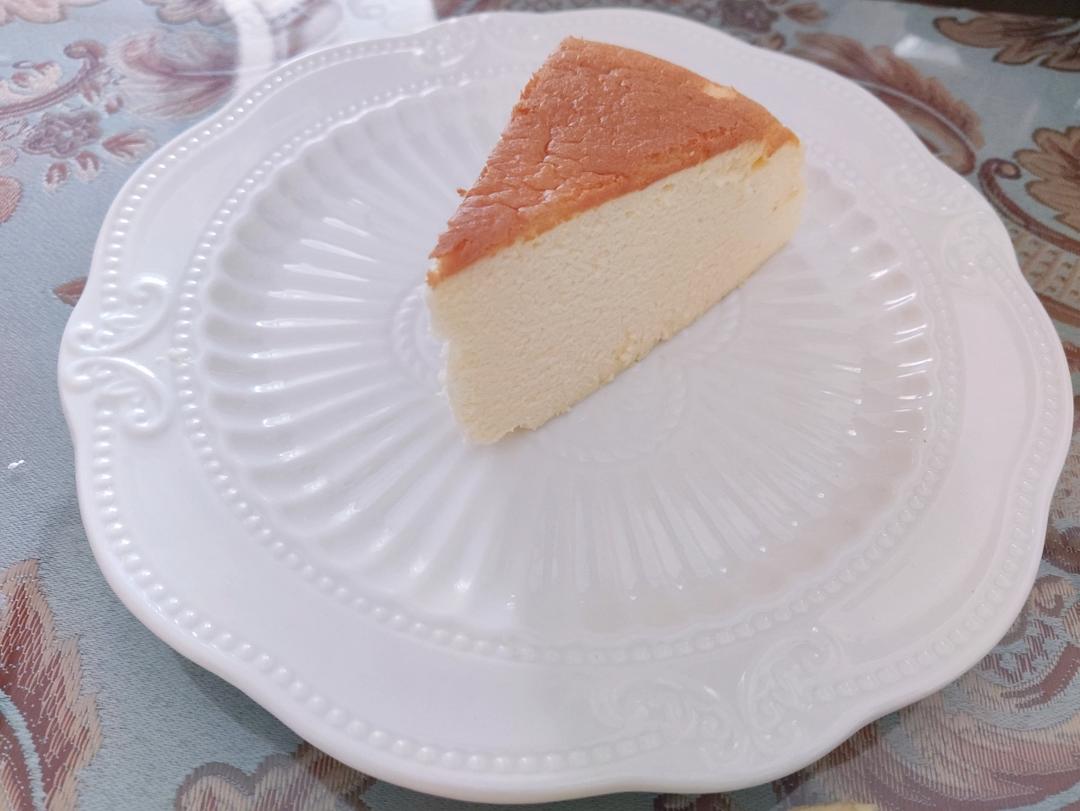 随便起个名字吧1004做的8寸轻乳酪蛋糕不开裂不缩腰